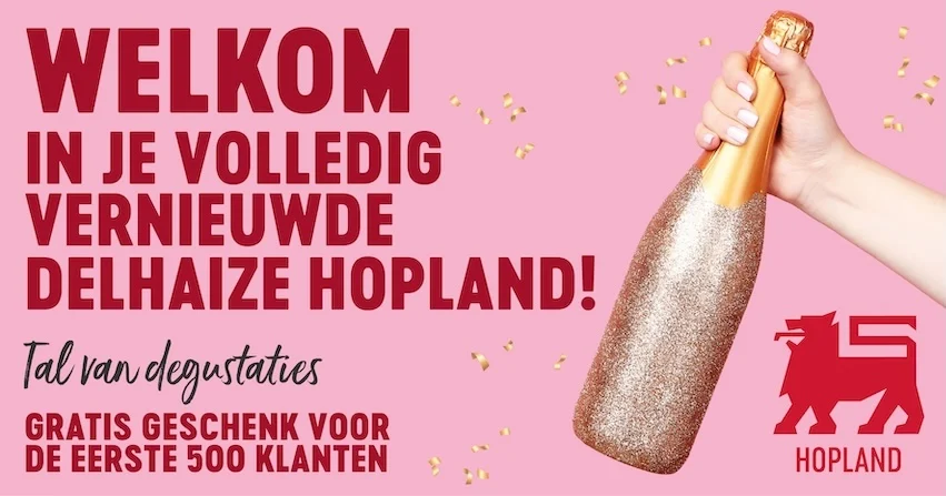 Bannière - Delhaize Hopland